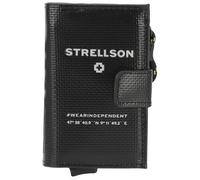 Strellson Stockwell 2.0 c-four e-cage sv8 RFID Geldbörse schwarz, Lederimitat, Unisex