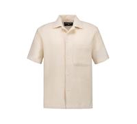 Strellson Kurzarmhemd Herren Comfort Fit Kurzarm Baumwolle beige, XL