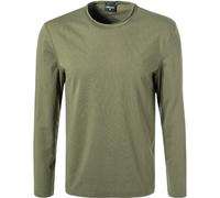 Strellson Longsleeve Herren Regular Fit Langarm Rundhals Baumwolle grün, XXL
