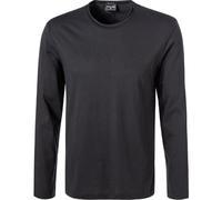 Strellson Longsleeve Herren Regular Fit Langarm V-Ausschnitt Baumwolle schwarz, M