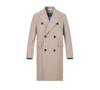 Strellson Mantel Herren Reverskragen Wolle beige, 52 (L)