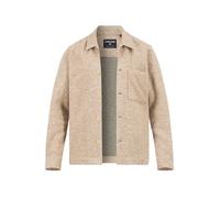 Strellson Overshirt Herren Umlegekragen Wolle beige, M