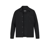 Strellson Overshirt Herren Umlegekragen Wolle schwarz, XL