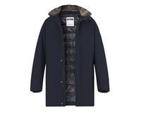 Strellson Parka Herren Stehkragen Mikrofaser blau, 46 (XS)