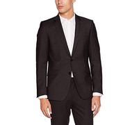 Strellson Premium Herren Anzugjacke 11 Allen 10003959, Schwarz (Charcoal 019), 26 (Herstellergröße:26)