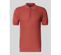 Strellson Regular Fit Poloshirt aus reiner Baumwolle in Rostrot, Größe XXL