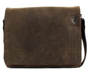 strellson Richmond Jeremy Messenger Bag LHF Dark Brown