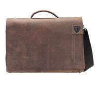 Strellson Richmond Messenger Leder 40 cm Laptopfach braun