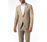 Strellson Sakko Herren Slim Fit Baumwoll-Leinen beige, 54