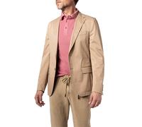Strellson Sakko Herren Slim Fit Reverskragen Baumwoll-Stretch beige, 94