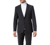 Strellson Sakko Herren Slim Fit Reverskragen Schurwoll-Stretch schwarz, 26