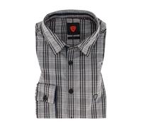 Strellson Sportswear Hemd Herren Slim Fit Langarm Baumwolle grau, M