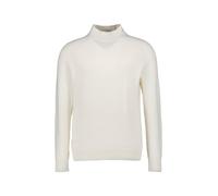 Strellson Stehkragenpullover Herren Regular Fit Baumwolle weiß, XL