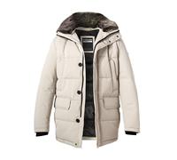Strellson Steppjacke Herren Stehkragen Mikrofaser beige, 46 (XS)