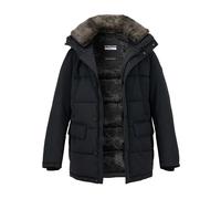Strellson Steppjacke Herren Stehkragen Mikrofaser schwarz, 52 (L)