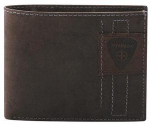 Strellson - Strellson Richmond Scheintasche quer echt Leder dark brown Braun