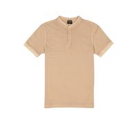 Strellson T-Shirt Herren Slim Fit Kurzarm Baumwoll-Piqué beige, S