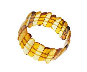 Stretch-Armband aus baltischen Naturbernsteinen AMBER ALEX