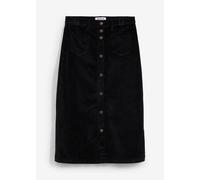 Stretch-Cordrock mit Knopfleiste, Midi-Länge 40