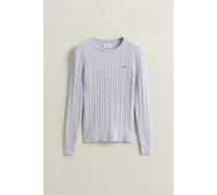STRETCH COTTON CABLE C-NECK XL
