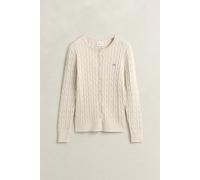 STRETCH COTTON CABLE CARDIGAN XL