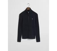 STRETCH COTTON CABLE HALF-ZIP XL