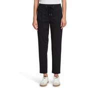 Betty & Co Damen Stretch-Hose mit Eingrifftaschen, schwarz, figurbetont 7/8-Länge, Größe 36