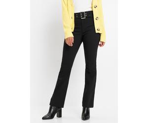 Stretch-Hose BONPRIX, Damen, Gr. 36, N-Gr, schwarz, Obermaterial: 51% Baumwolle, 46% Polyester, 3% Elasthan, skinny fit, Hosen, aus Baumwolle, Polyester und Elasthan, Skinny fit Passform (64454963-36)