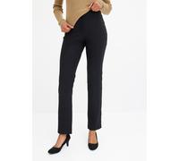 Stretch-Hose BONPRIX "Stretch-Hose", Damen, Gr. 46, N-Gr, schwarz, Obermaterial: 72% Polyester, 24% Viskose, 4% Elasthan, festlich, regular fit, Hosen, Stretch-Hose (81370613-46) schwarz
