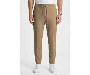 Stretch-Hose BOSS GREEN "T Flex", Herren, Gr. 48, N-Gr, light, pastel grün334, Web, Obermaterial: 95% Polyester, 5% Elasthan, gerade, unten schmal lang, Hosen, mit elastischem Bund und Kordelzug Stret