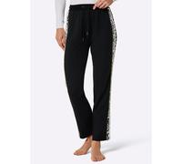 Stretch-Hose CREATION L PREMIUM, Damen, Gr. 20/21, Kurzgrößen, schwarz (schwarz, weiß), 48% Baumwolle, 48% Modal, 4% Elasthan, unifarben, Hosen (83945244-20) schwarz, weiß