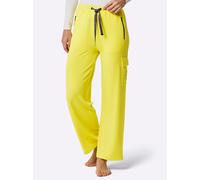 Stretch-Hose CREATION L PREMIUM, Damen, Gr. 22/23, Kurzgrößen, limone, schwarz, 60% Modal, 34% Viskose, 6% Elasthan, unifarben, Hosen (18349056-22) limone, schwarz