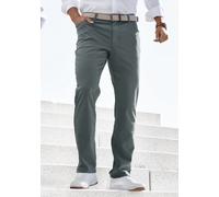 Stretch-Hose JOHN DEVIN "5-Pocket-Hose, regular-fit", Herren, Gr. 34, Länge 32, grün, Web, Obermaterial: 97% Baumwolle, 3% Elasthan, unifarben, regular fit lang, Hosen, Chinohose aus elastischer Baumw