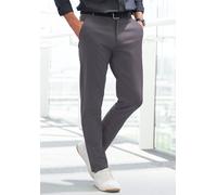 Stretch-Hose JOHN DEVIN "regular-fit", Herren, Gr. 33, Länge 32, grau (anthrazit), Jersey, Obermaterial: 67% Viskose, 29% Polyamid, 4% Elasthan, unifarben, regular fit lang, Hosen, bequeme Hose aus el