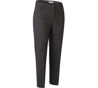 Stretch-Hose KJBRAND "Babsie", Damen, Gr. 26, K-Gr, schwarz gestreift, Web, Obermaterial: 47% Baumwolle, 45% Polyester, 6% Viskose, 2% Elasthan, regular fit lang, Hosen, mit Taschen (52206522-26) schw