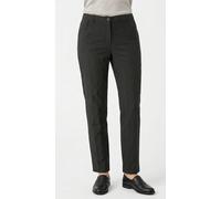 Stretch-Hose KJBRAND "Babsie", Damen, Gr. 42, N-Gr, schwarz gestreift, Web, Obermaterial: 47% Baumwolle, 45% Polyester, 6% Viskose, 2% Elasthan, regular fit lang, Hosen, mit Taschen (38573516-42) schw