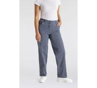 Stretch-Hose KJBRAND "Babsie", Damen, Gr. 46, N-Gr, grau (denim grau), Denim/Jeans, Obermaterial: 71% Baumwolle, 25% Polyester, 4% Elasthan, bequem lang, Hosen (28873728-46) denim grau