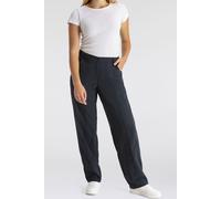 Stretch-Hose KJBRAND "Babsie", Damen, Gr. 54, N-Gr, blau (marine gestreift), Web, Obermaterial: 47% Baumwolle, 45% Polyester, 6% Viskose, 2% Elasthan, gestreift, regular fit lang, Hosen, mit Taschen (