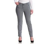 Stretch-Hose KJBRAND "Betty", Damen, Gr. 42, N-Gr, grau, Denim/Jeans, Obermaterial: 78% Baumwolle, 18% Polyester, 4% Elasthan, gerade lang, Hosen Stretch-Hose, super Stretch (91500700-42)