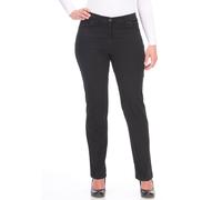 Stretch-Hose KJBRAND "Betty", Damen, Gr. 46, N-Gr, schwarz, Denim/Jeans, Obermaterial: 78% Baumwolle, 18% Polyester, 4% Elasthan, gerade lang, Hosen, super Stretch (79099447-46) schwarz