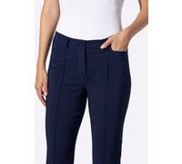 Webhose HEINE, Damen, Gr. 38, Normalgrößen, blau (marine), 95% Polyester, 5% Elasthan, unifarben, Hosen (85819069-38) marine