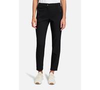 Betty Barclay Damen Stretch-Hose mit elastischem Bund Schwarz Größe 44