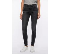 Stretch-Hose QS, Damen, Gr. 36, Länge 30, dunkelgrau, Denim/Jeans, Obermaterial: 99% Baumwolle, 1% Elasthan. Futter: 70% Polyester, 30% Baumwolle, unifarben, skinny fit lang, Hosen, Slim Fit Jeans mit