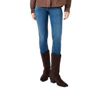 Stretch-Hose QS, Damen, Gr. 36, Länge 30, mid blau, Denim/Jeans, Obermaterial: 99% Baumwolle, 1% Elasthan. Futter: 70% Polyester, 30% Baumwolle, unifarben, skinny fit lang, Hosen, Slim Fit Jeans mit S