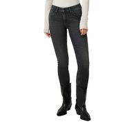 Stretch-Hose QS, Damen, Gr. 44, Länge 32, dunkelgrau, Denim/Jeans, Obermaterial: 99% Baumwolle, 1% Elasthan. Futter: 70% Polyester, 30% Baumwolle, unifarben, skinny fit lang, Hosen, Slim Fit Jeans mit