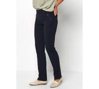 Stretch-Hose RELAXED "Alice Slim", Damen, Gr. 50K, Kurz, blau (navy 059), Jersey, Obermaterial: 48% Polyamid PA. 42% Viskose CV. 10% Elasthan EL., unifarben, slim fit normal, Hosen, mit Zippertaschen 