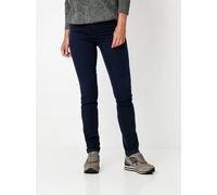 Stretch-Hose RELAXED "Meine beste Freundin Slim", Damen, Gr. 48K, Kurz, blau (dunkelblau 581), Web, Obermaterial: 69% Baumwolle CO. 29% Polyester PES. 2% Elasthan EL., unifarben, slim fit normal, Hose