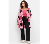 Stretch-Hose SHEEGO "Große Größen", Damen, Gr. 48, Normalgrößen, schwarz, Obermaterial: 98% Baumwolle, 2% Elasthan;Futter-Einsatz: 88% Polyamid, 12% Elasthan, unifarben, casual, regular fit lang, Hose