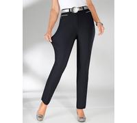 Stretch-Hose STEHMANN, Damen, Gr. 225, Extrakurzgrößen, schwarz, 72% Viskose, 25% Polyamid, 3% Elasthan, unifarben, lang, Hosen, Topseller (836064-225) schwarz