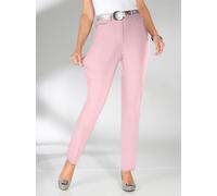 Stretch-Hose STEHMANN, Damen, Gr. 96, Langgrößen, rosa (rosé), 72% Viskose, 25% Polyamid, 3% Elasthan, unifarben, lang, Hosen, Topseller (75242419-96) rosé
